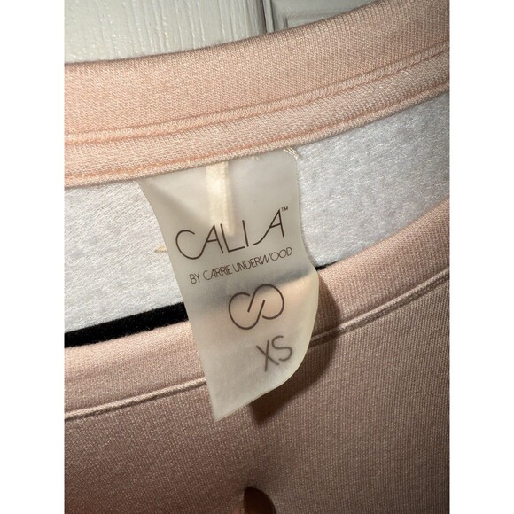 Women’s XS CALIA by Carrie Underwood Effortless Drip Dye Zipper Bell Sleeve SET - Picture 13 of 13